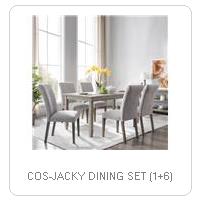 COS-JACKY DINING SET (1+6)